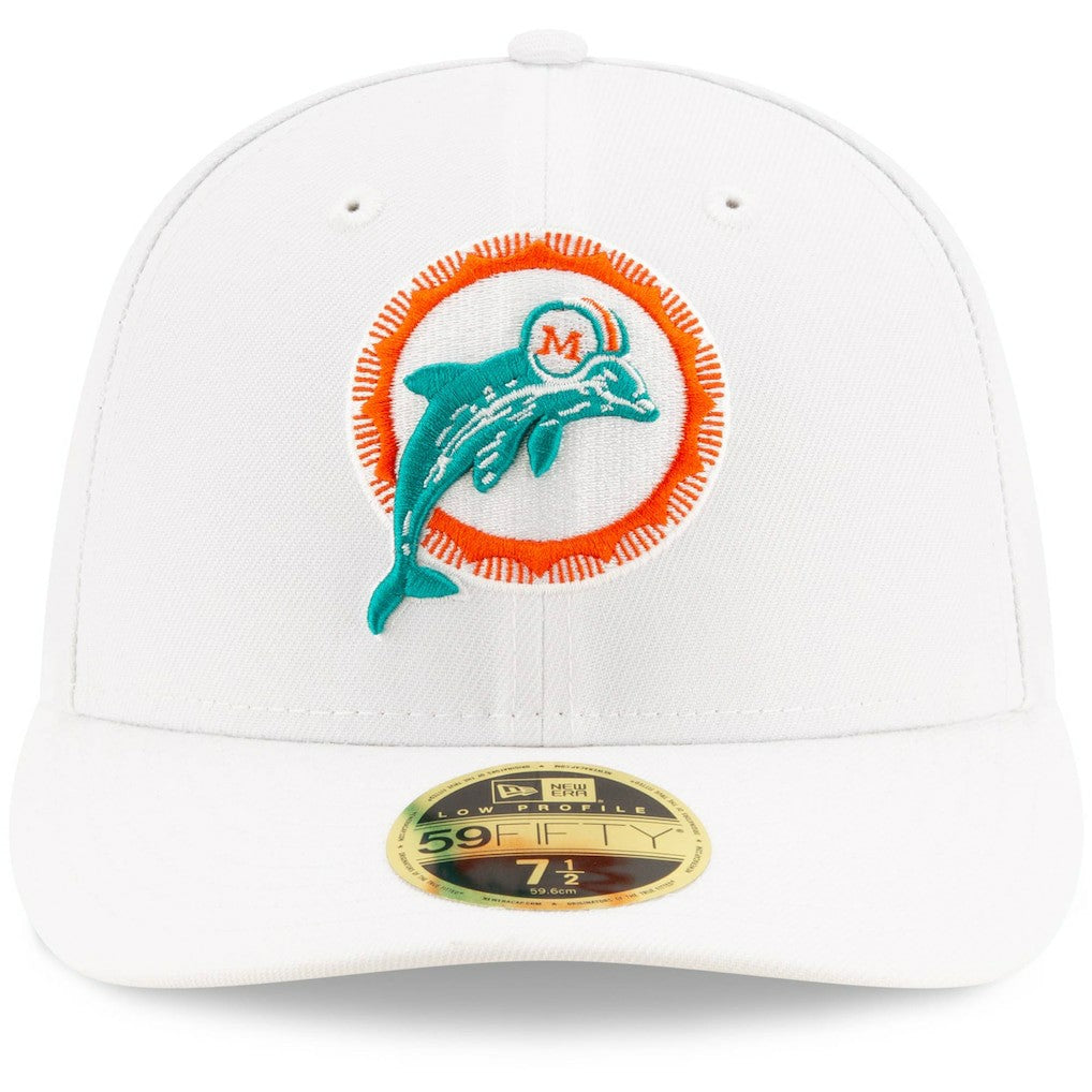 Miami Dolphins Omaha Low Profile 59FIFTY Fitted Hat | NFL Outlet
