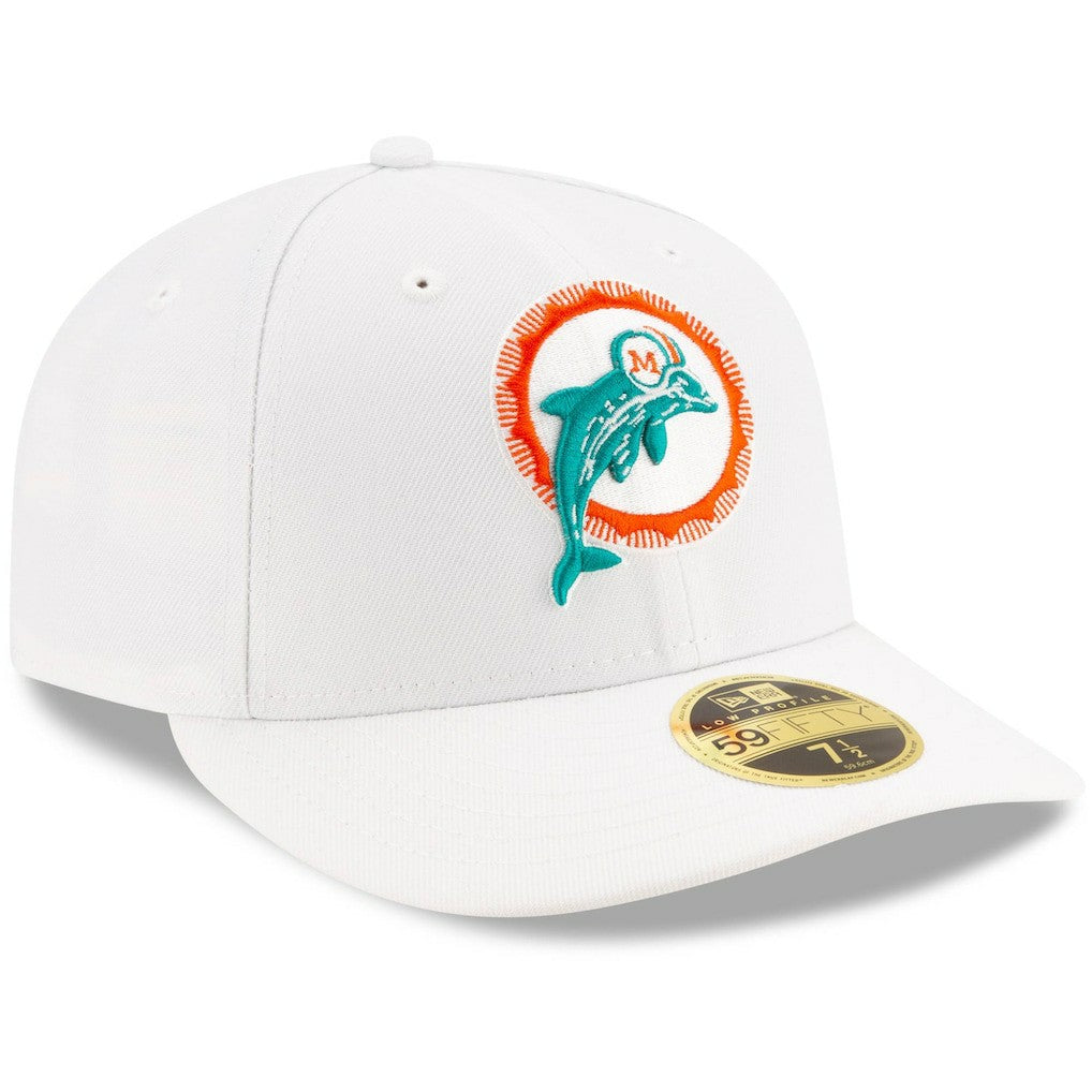 Miami Dolphins Omaha Low Profile 59FIFTY Fitted Hat | NFL Outlet
