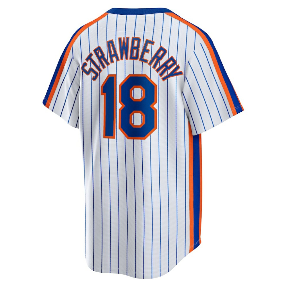 Darryl Strawberry New York Mets Nike Home Cooperstown Collection Player Jersey - MLB Jerseys