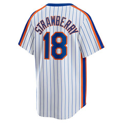 Darryl Strawberry New York Mets Nike Home Cooperstown Collection Player Jersey - MLB Jerseys