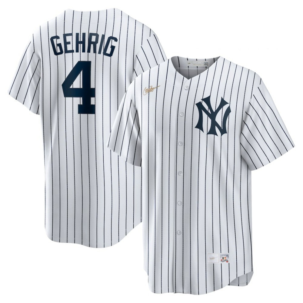 Lou Gehrig New York Yankees Nike Home Cooperstown Collection Player Jersey - MLB Jerseys