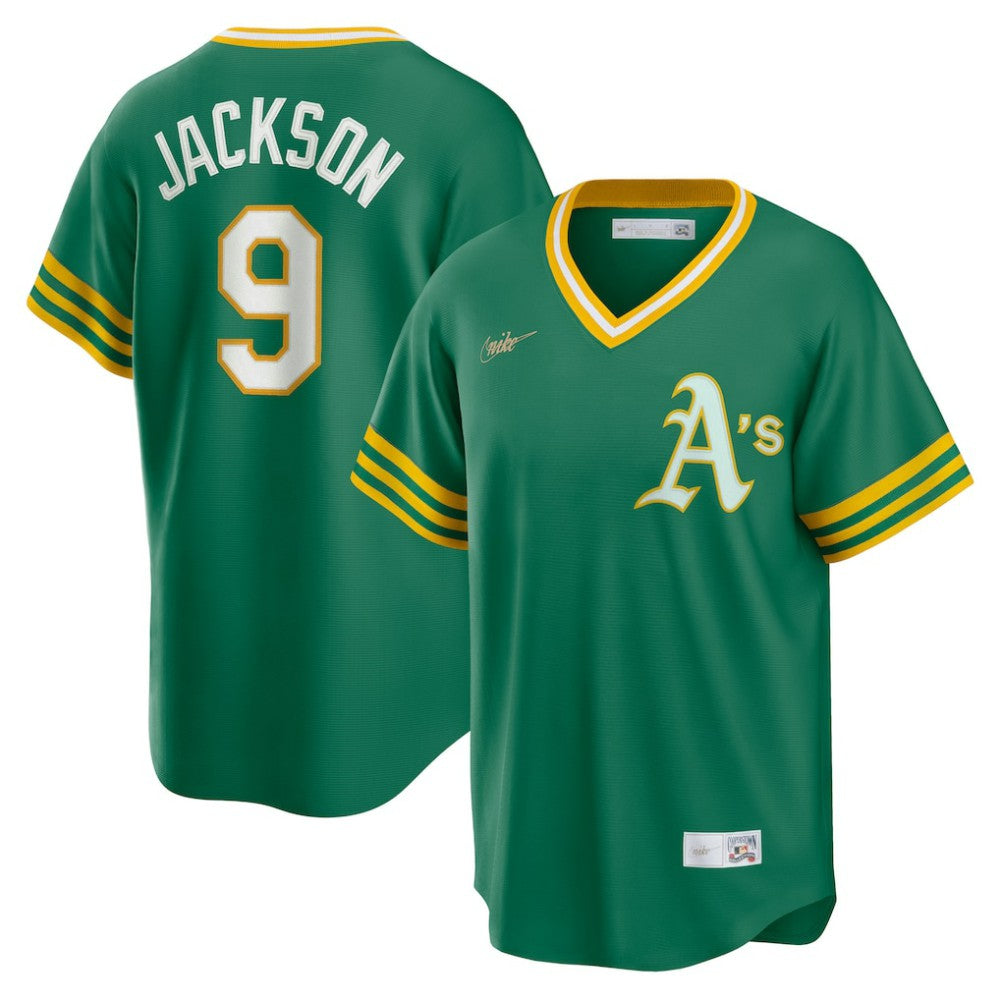 Reggie Jackson Athletics Nike Road Cooperstown Collection Player Jersey - MLB Jerseys