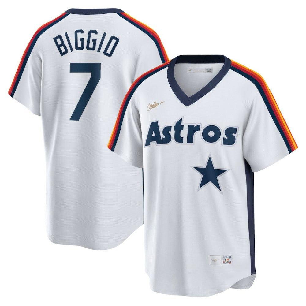 Craig Biggio Houston Astros Nike Home Cooperstown Collection Logo Player Jersey - MLB Jerseys