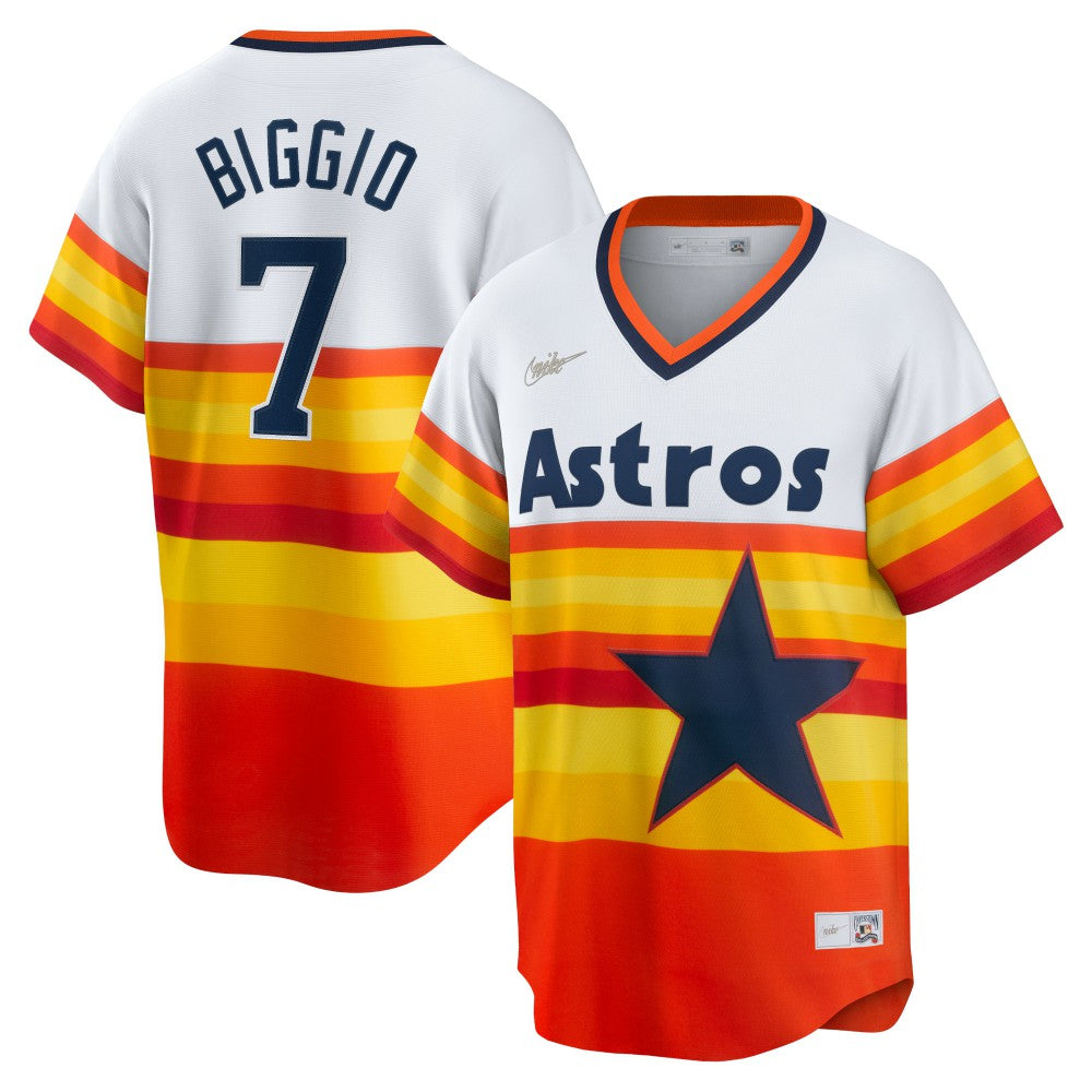Craig Biggio Houston Astros Nike Home Cooperstown Collection Player Jersey - MLB Jerseys