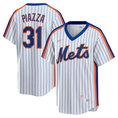 Mike Piazza New York Mets Nike Home Cooperstown Collection Player Jersey - MLB Jerseys
