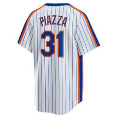 Mike Piazza New York Mets Nike Home Cooperstown Collection Player Jersey - MLB Jerseys