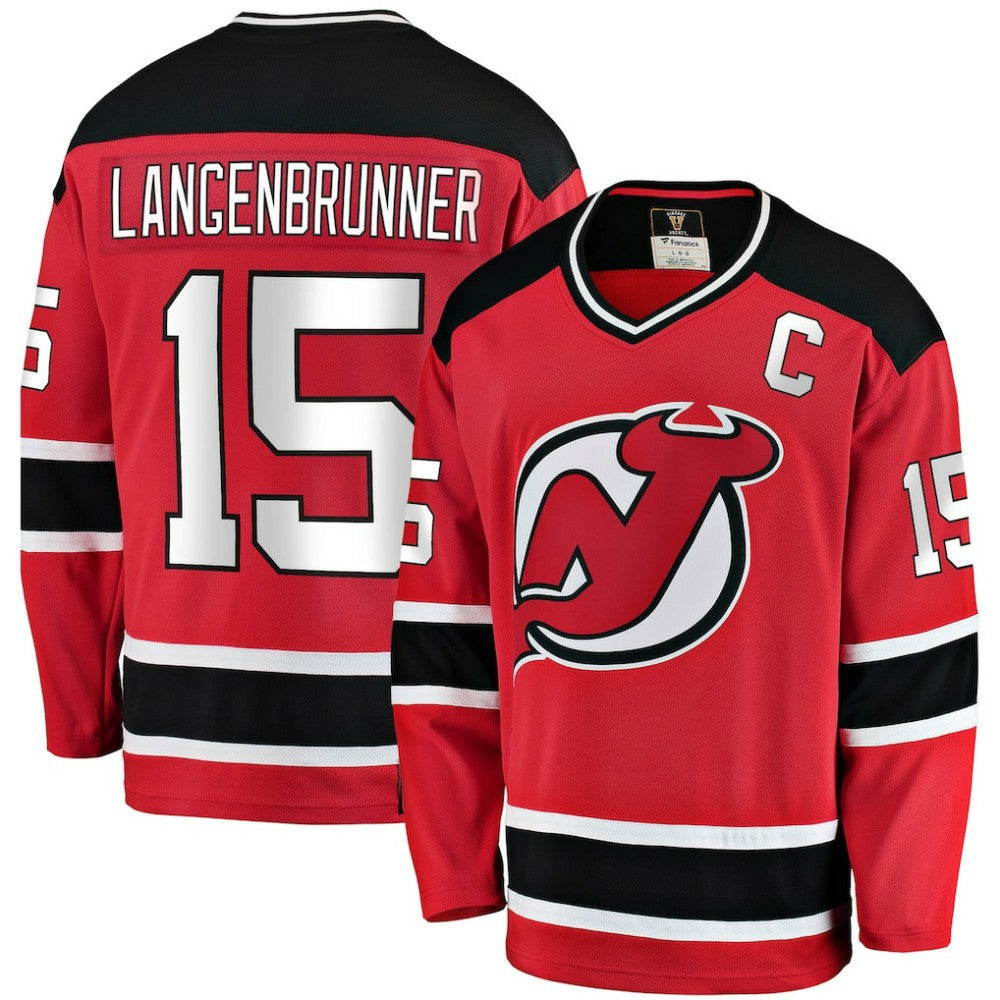 Jamie Langenbrunner New Jersey Devils Fanatics Premier Breakaway Retired Player Jersey -  NHL Jerseys