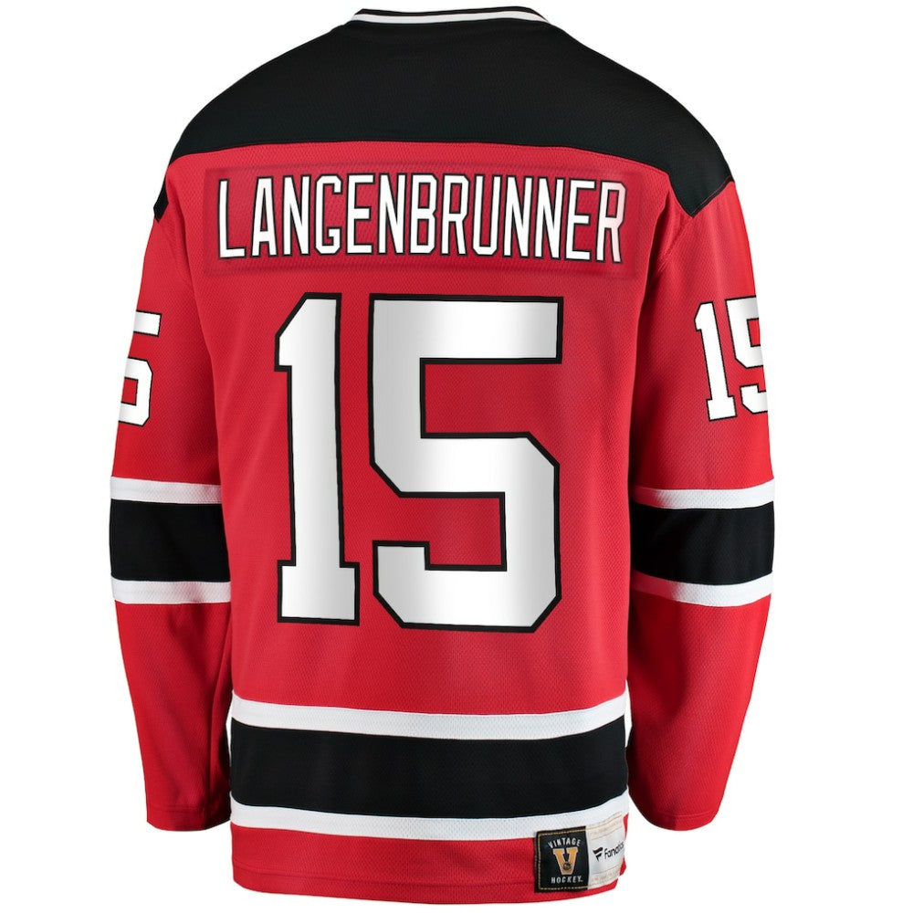 Jamie Langenbrunner New Jersey Devils Fanatics Premier Breakaway Retired Player Jersey -  NHL Jerseys