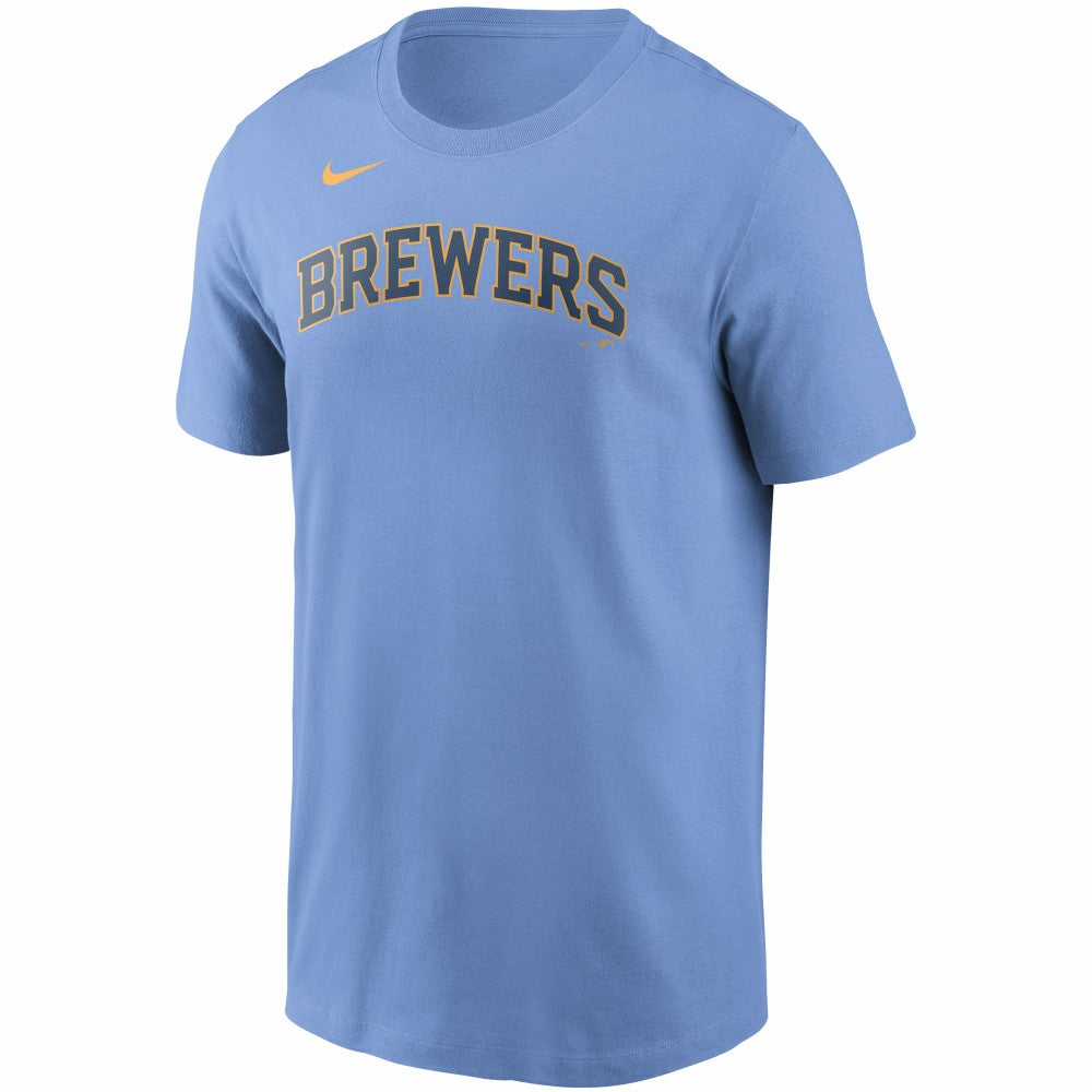 Christian Yelich Milwaukee Brewers Nike Name & Number T-Shirt - MLB T-shirts
