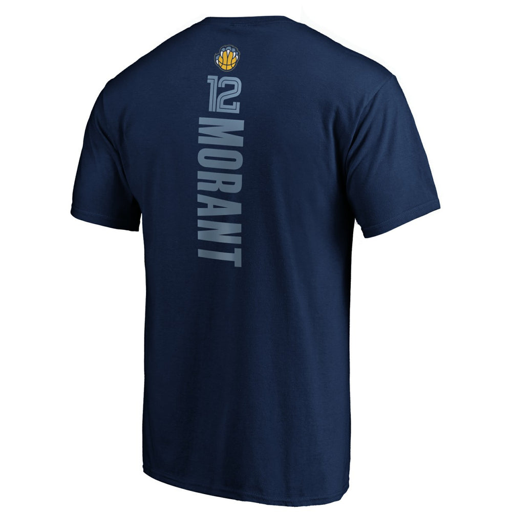 Navy Ja Morant Memphis Grizzlies 2019 NBA Draft Playmaker Name & Number T-Shirt | NBA