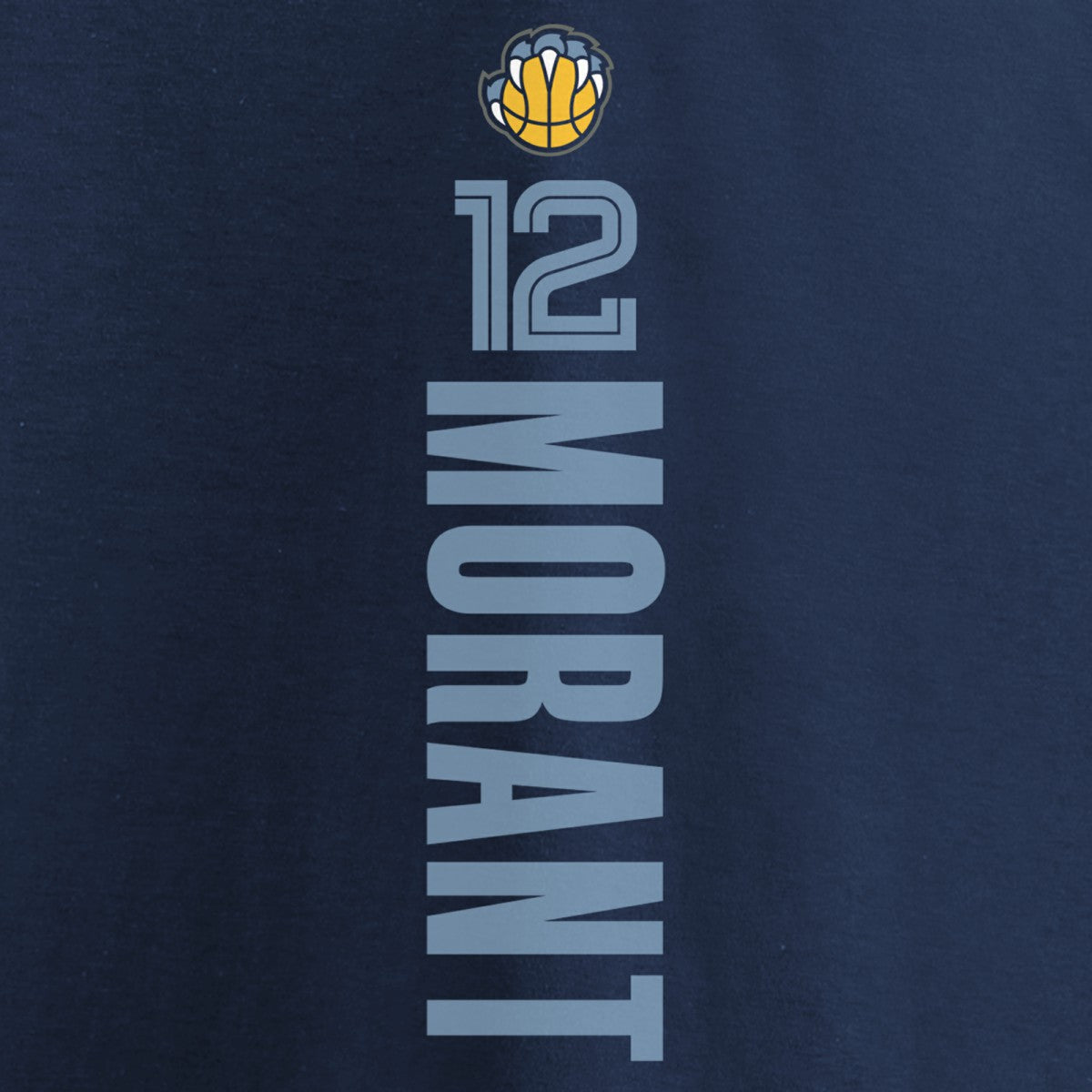 Navy Ja Morant Memphis Grizzlies 2019 NBA Draft Playmaker Name & Number T-Shirt | NBA