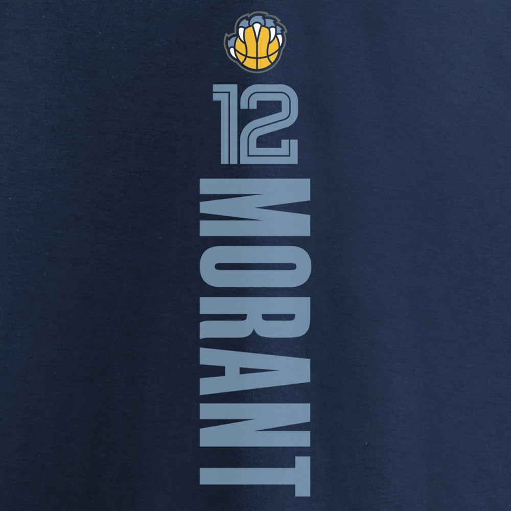 Navy Ja Morant Memphis Grizzlies 2019 NBA Draft Playmaker Name & Number T-Shirt | NBA