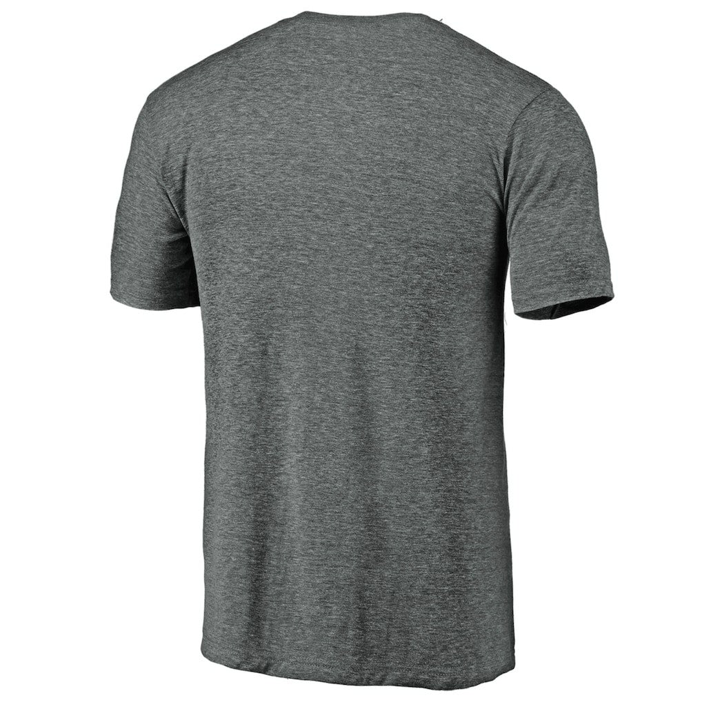 Gray Golden State Warriors Distressed Primary Logo Tri-Blend T-Shirt sale | NBA
