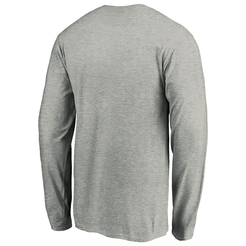 Heather Gray Golden State Warriors Victory Arch Long Sleeve T-Shirt sale | NBA