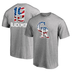 Charlie Blackmon Colorado Rockies Banner Wave Name & Number T-Shirt - MLB T-shirts