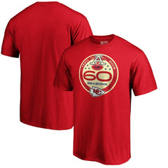 Kansas City Chiefs 60th Season Logo T-Shirt | NFL Outlet