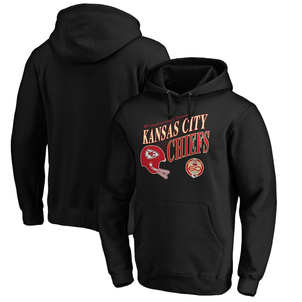 Kansas City Chiefs 60th Season Logo Rise Pullover Hoodie | NFL On sale