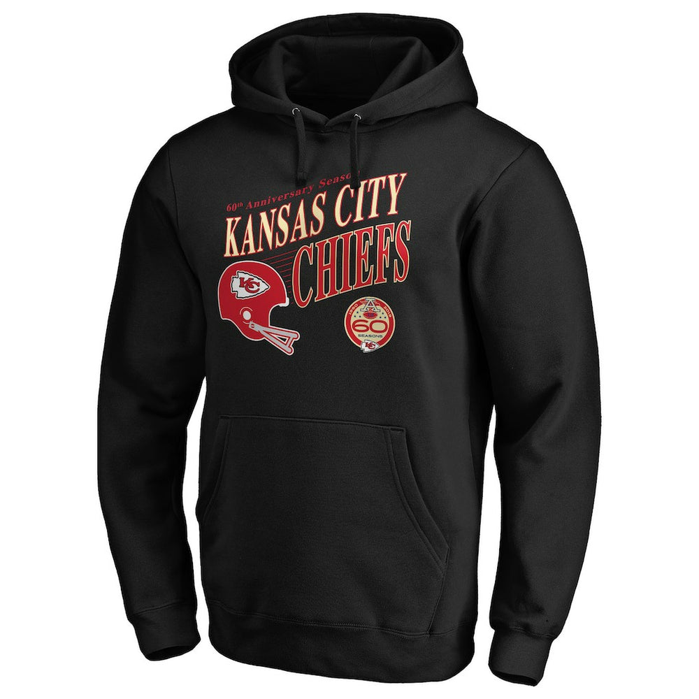 Kansas City Chiefs 60th Season Logo Rise Pullover Hoodie | NFL On sale