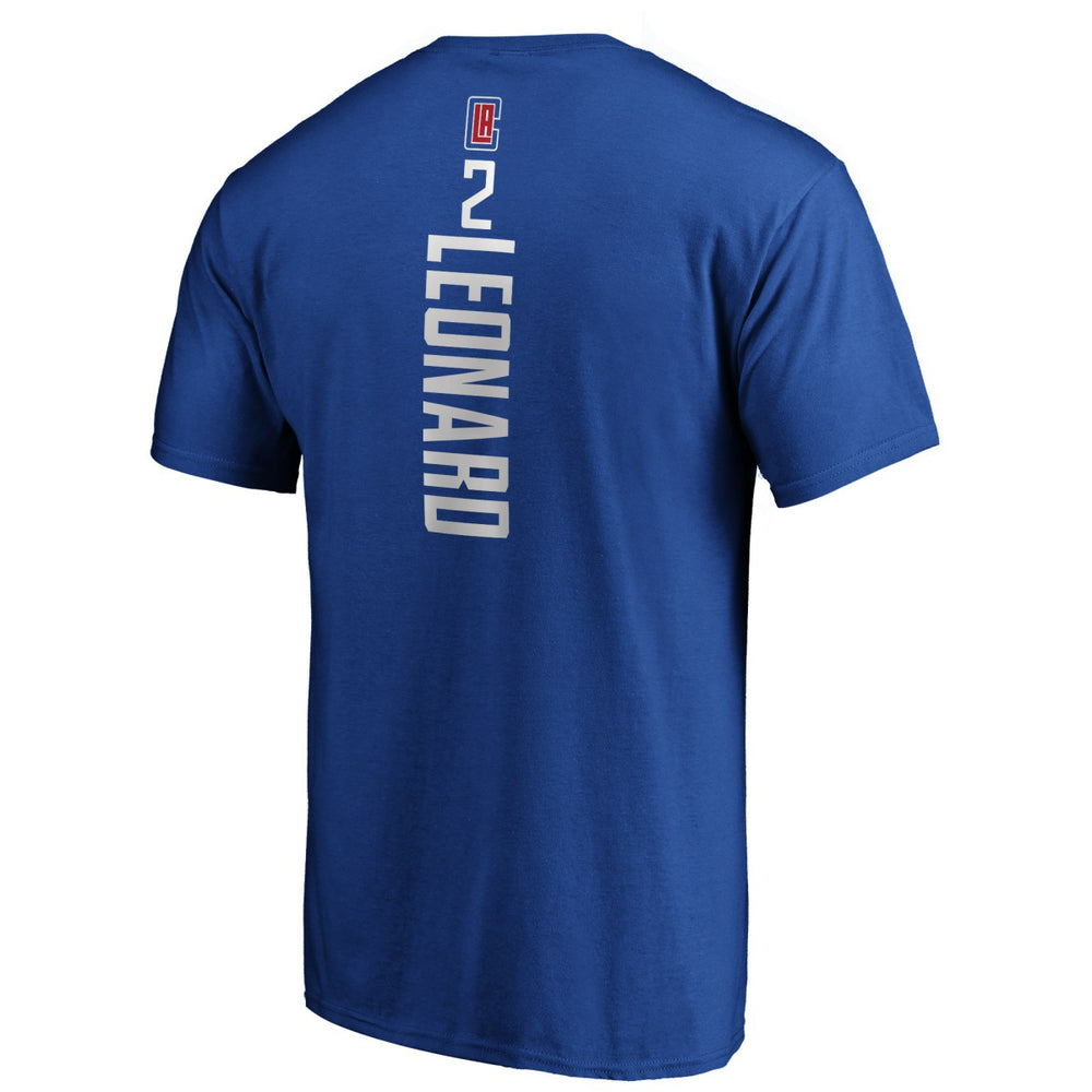 Blue Kawhi Leonard LA Clippers Playmaker Name & Number T-Shirt | NBA