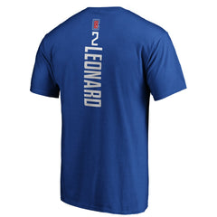 Blue Kawhi Leonard LA Clippers Playmaker Name & Number T-Shirt | NBA