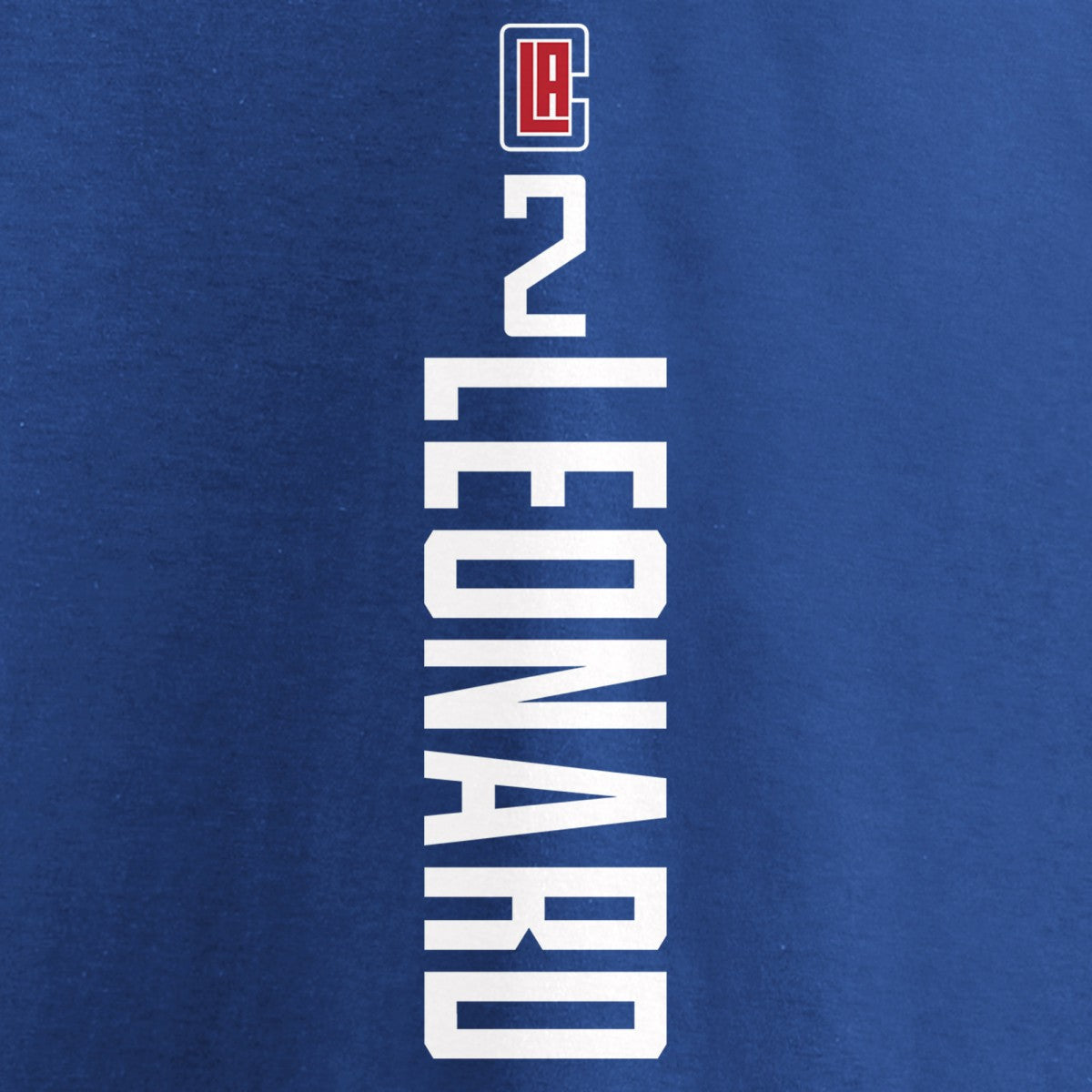 Blue Kawhi Leonard LA Clippers Playmaker Name & Number T-Shirt | NBA
