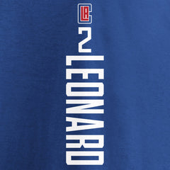 Blue Kawhi Leonard LA Clippers Playmaker Name & Number T-Shirt | NBA