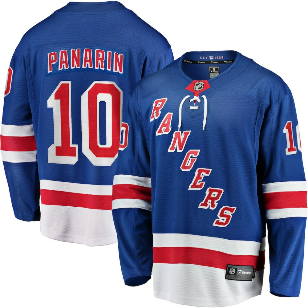 Artemi Panarin New York Rangers Fanatics Home Breakaway Player Jersey -  NHL Jerseys