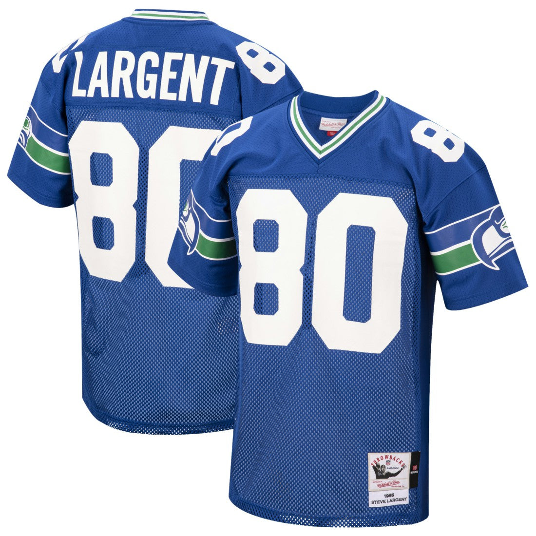 Seattle Seahawks Steve Largent  1985 Authentic Throwback Retired Player Jersey | NFL Hot