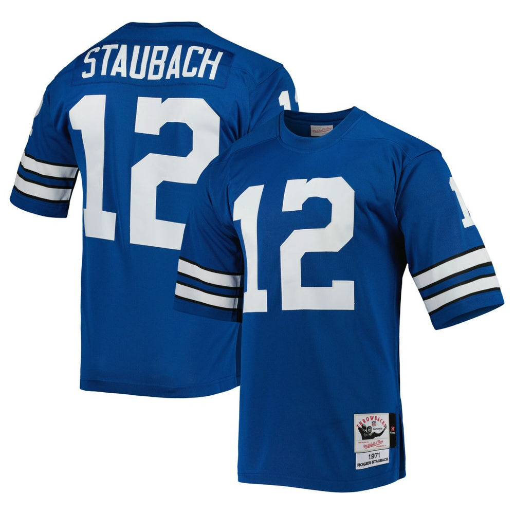 Dallas Cowboys Roger Staubach  1971 Authentic Throwback Retired Player Jersey | NFL Discount