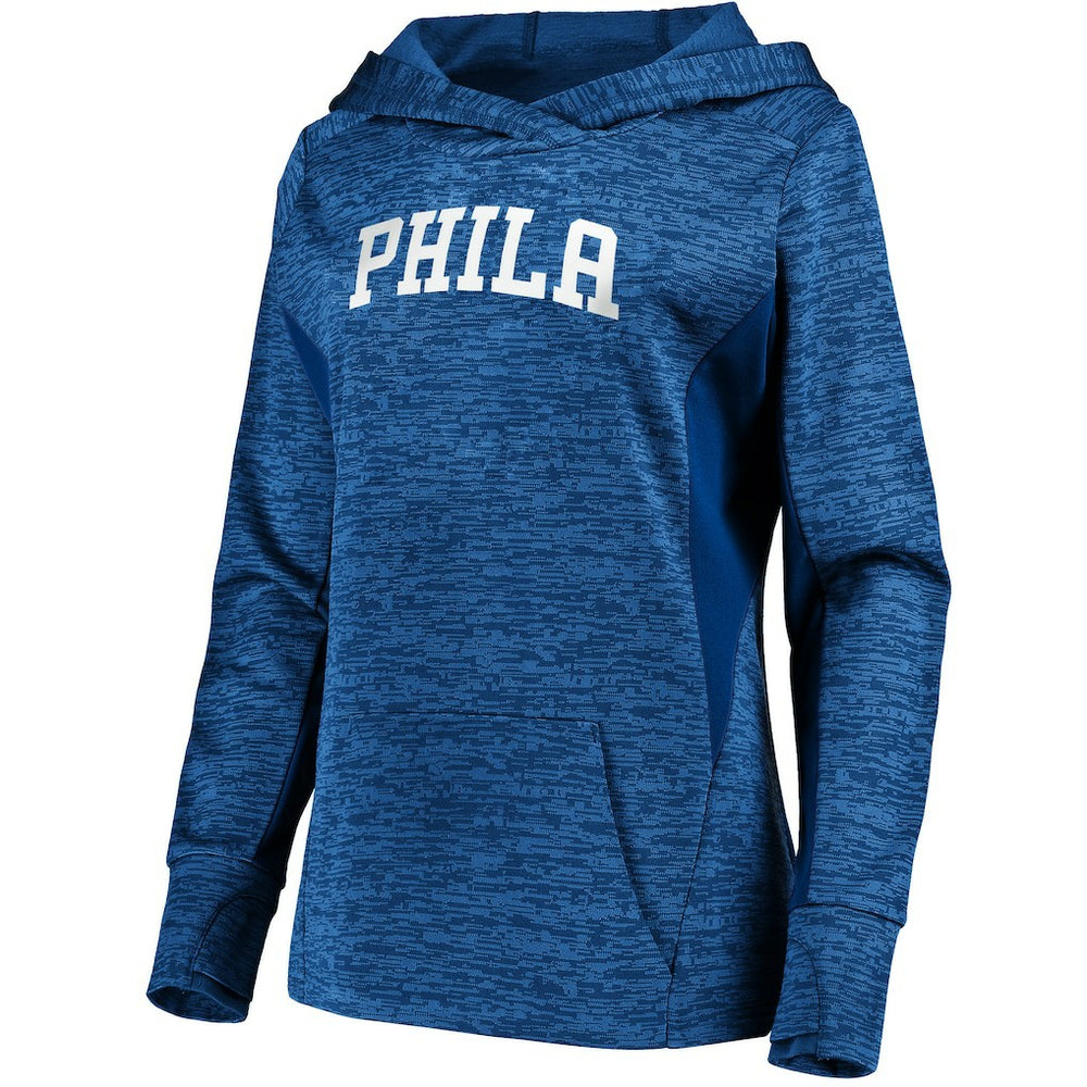 Royal Philadelphia 76ers Women's Showtime Done Better Pullover Hoodie | NBA