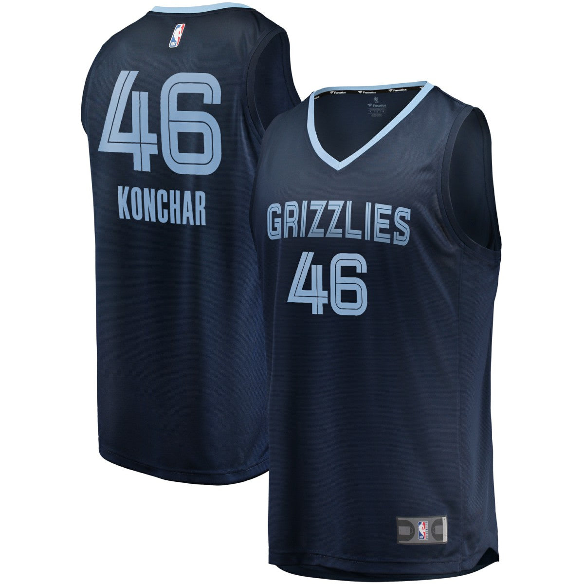 Icon Edition John Konchar Memphis Grizzlies Fast Break Replica Jersey Navy | NBA
