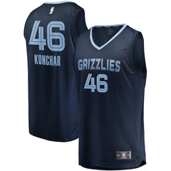 Icon Edition John Konchar Memphis Grizzlies Fast Break Replica Jersey Navy | NBA