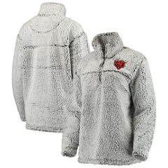 Chicago Bears Women's Sherpa Quarter-Zip Pullover Jacket | NFL Near me