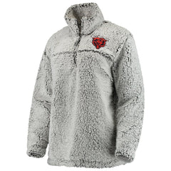 Chicago Bears Women's Sherpa Quarter-Zip Pullover Jacket | NFL Near me