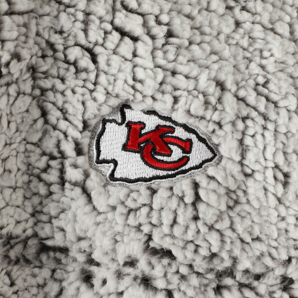 Kansas City Chiefs Women's Sherpa Quarter-Zip Pullover Jacket | NFL US