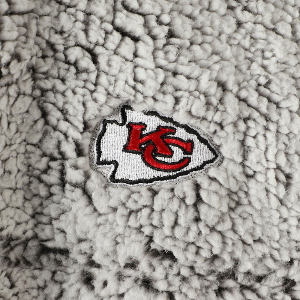 Kansas City Chiefs Women's Sherpa Quarter-Zip Pullover Jacket | NFL US