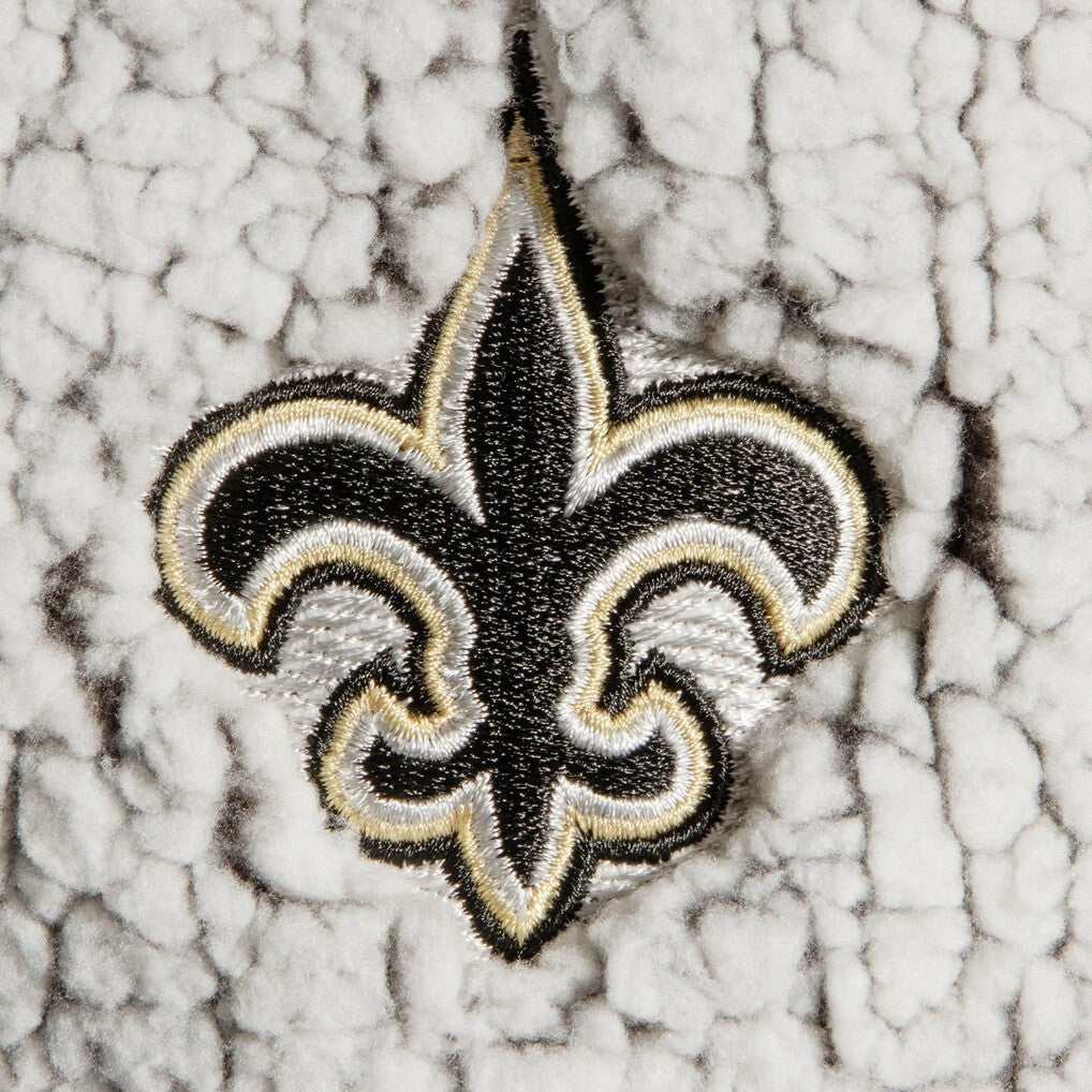 New Orleans Saints G-III 4Her by Carl Banks Women's Sherpa Quarter-Zip Pullover Jacket | NFL Near me