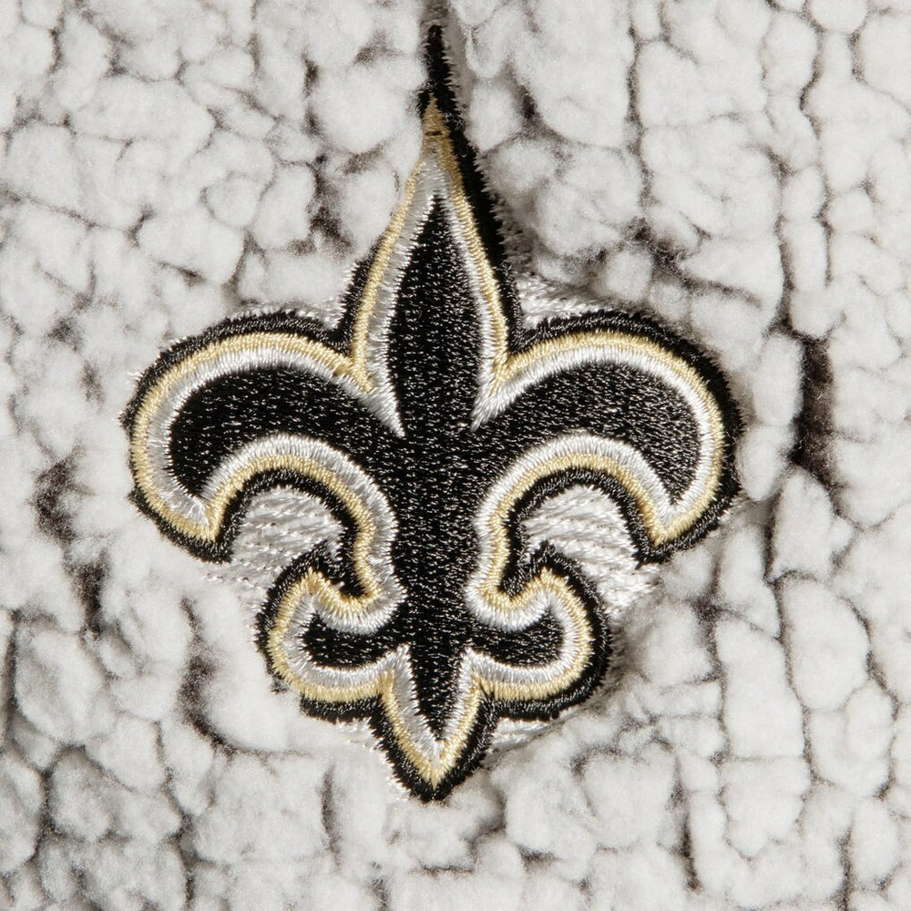 New Orleans Saints G-III 4Her by Carl Banks Women's Sherpa Quarter-Zip Pullover Jacket | NFL Near me