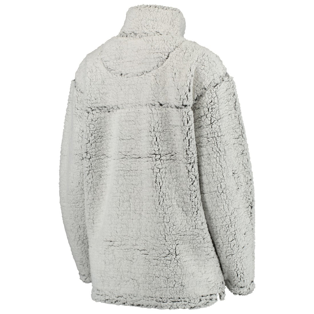 Green Bay Packers Women's Sherpa Quarter-Zip Pullover Jacket | NFL Discount
