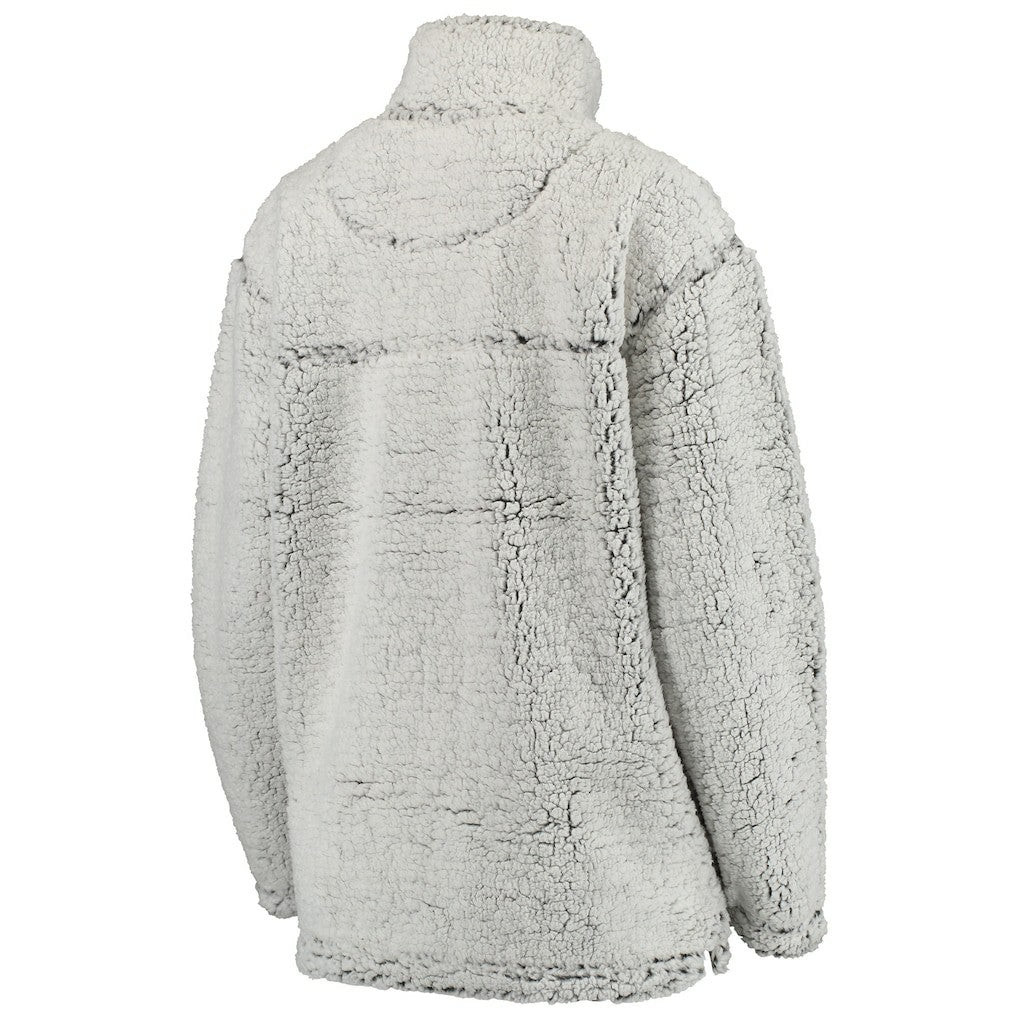 Pittsburgh Steelers Women's Sherpa Quarter-Zip Pullover Jacket | NFL Outlet