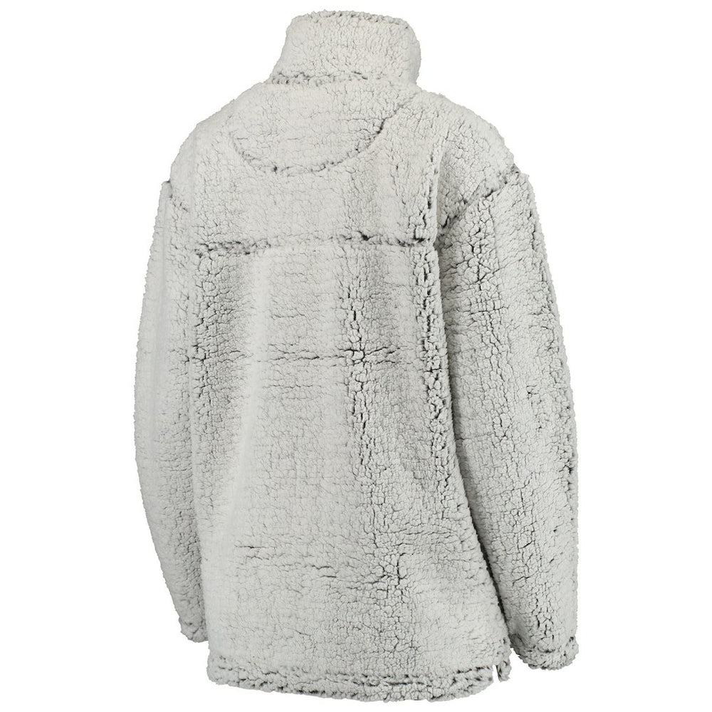 Pittsburgh Steelers Women's Sherpa Quarter-Zip Pullover Jacket | NFL Outlet