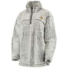 Minnesota Vikings Women's Sherpa Quarter-Zip Pullover Jacket | NFL Near me