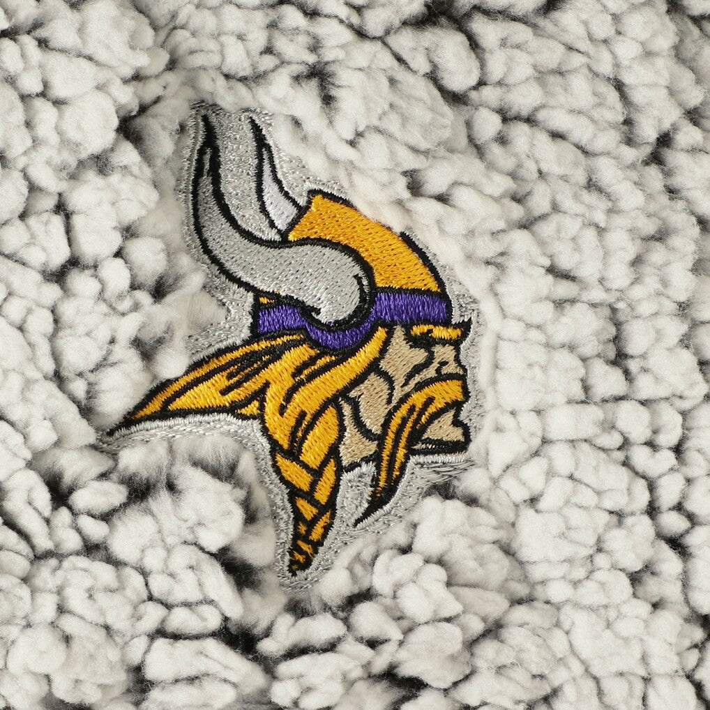 Minnesota Vikings Women's Sherpa Quarter-Zip Pullover Jacket | NFL Near me