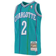 Teal Larry Johnson Charlotte Hornets Youth 1992/93 Hardwood Classics Swingman Jersey | NBA