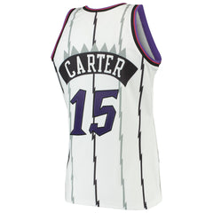 White Vince Carter Toronto Raptors 1998/99 Hardwood Classics Authentic Jersey | NBA