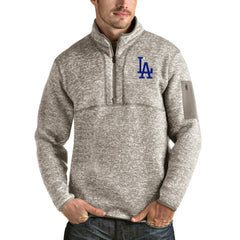 Los Angeles Dodgers Antigua Fortune Quarter-Zip Pullover Jacket - MLB Jackets