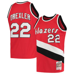 Red Clyde Drexler Portland Trail Blazers 1983/84 Hardwood Classics Swingman Jersey | NBA