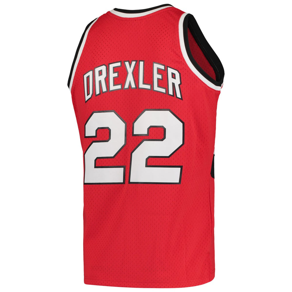 Red Clyde Drexler Portland Trail Blazers 1983/84 Hardwood Classics Swingman Jersey | NBA