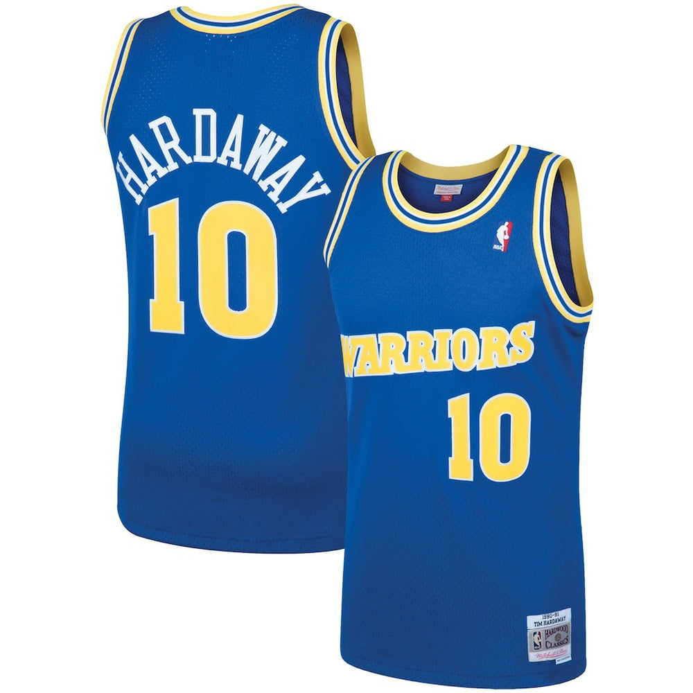 Royal Tim Hardaway Golden State Warriors 1990/91 Hardwood Classics Swingman Jersey sale | NBA