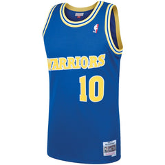 Royal Tim Hardaway Golden State Warriors 1990/91 Hardwood Classics Swingman Jersey sale | NBA